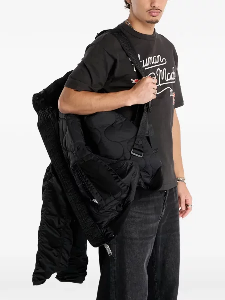 Geacă Alpha Industries cu glugă negru