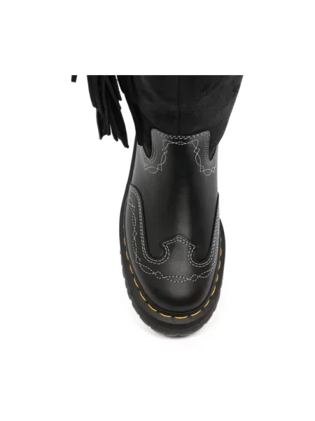 Kozaki Dr. Martens zamszowe czarne