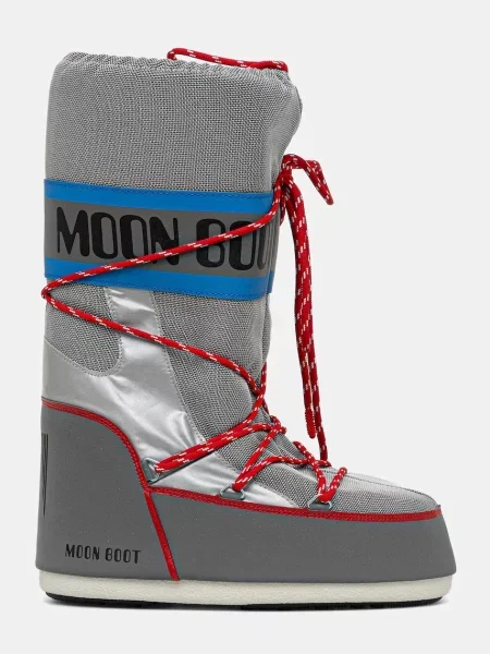 Cizme de zăpadă Moon Boot Mb Icon Space Racing gri