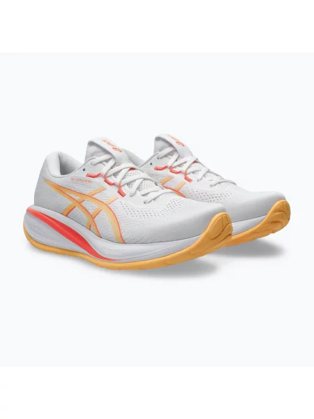 Încălțăminte de alergare pentru femei Asics Gel-Cumulus 28 White/Orange Glow alb