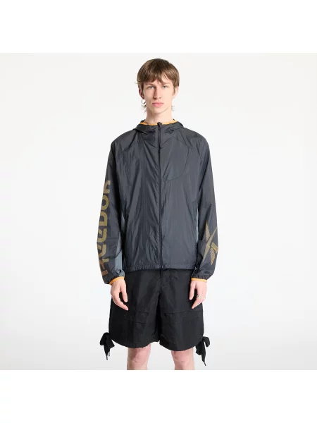 Kurtka Reebok Wind Run Jacket Washed Black/ Grey 3 M czarna