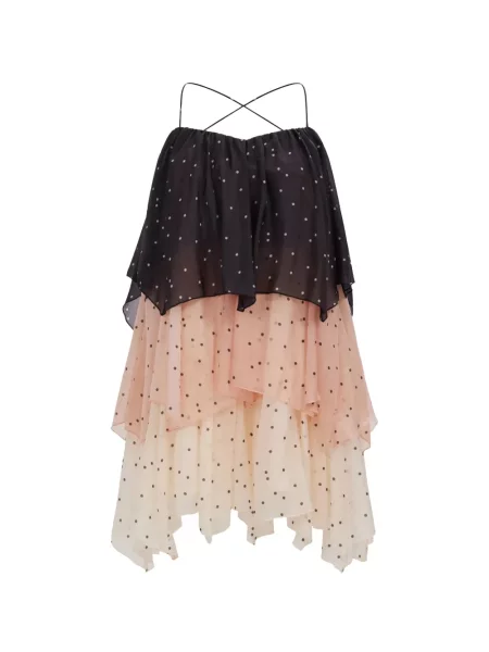 Rochie mini Aje cu buline negru