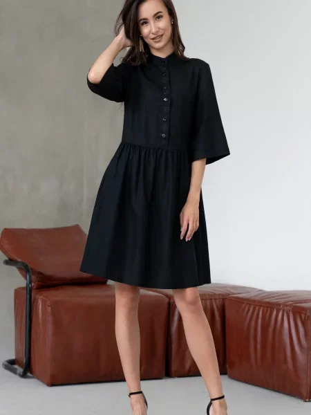 Лляна Сукня міні RiMari чорний