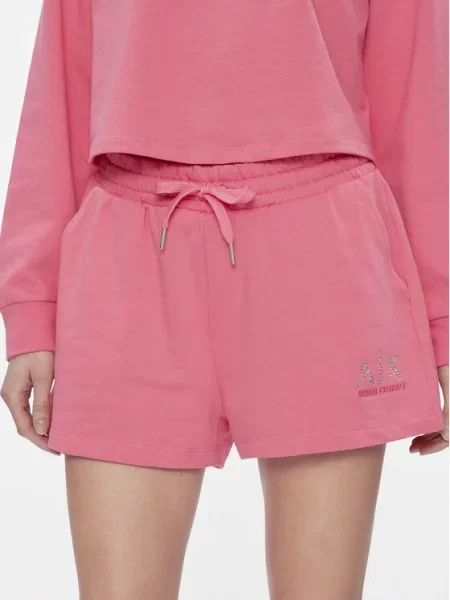 Armani Exchange Szorty sportowe YJFHZ różowy