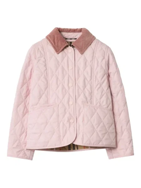 Kurtka dziecięca Burberry różowa