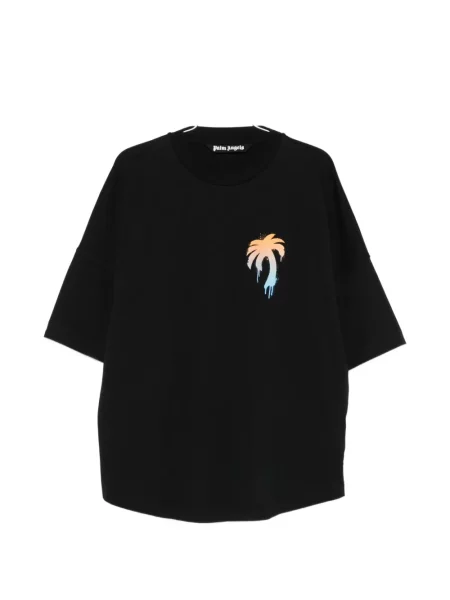 Tricou Palm Angels cu imagine negru