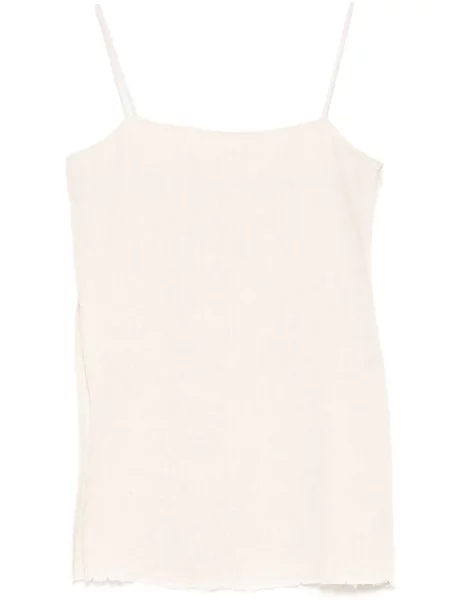 Tunică Bambah de in alb