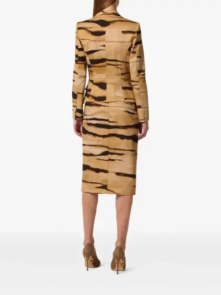 Marynarka Elisabetta Franchi z nadrukiem w tygrysie prążki