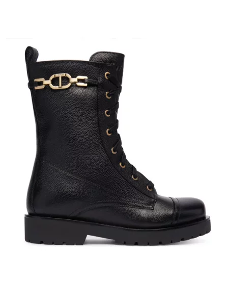 TWINSET Gležnjarji črna