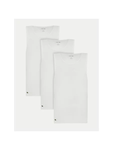 Футболка Lacoste без рукавов белая