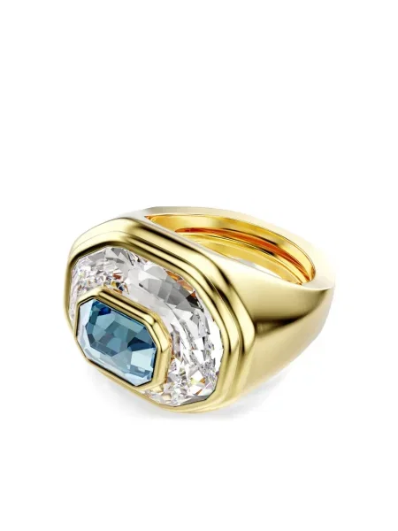 Inel Swarovski auriu