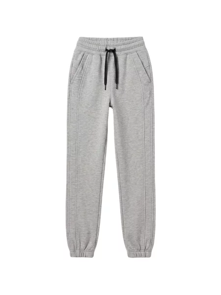 Tommy Life Hlače TOMMY Schmal zulaufende Jogger-Sweatpants svijetlosiva