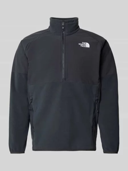 Bluza The North Face Glacier Heavyweight Zip asphalt grey/tnf black czarna