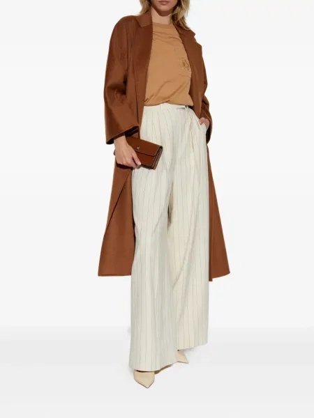 Cu centură palton Max Mara maro