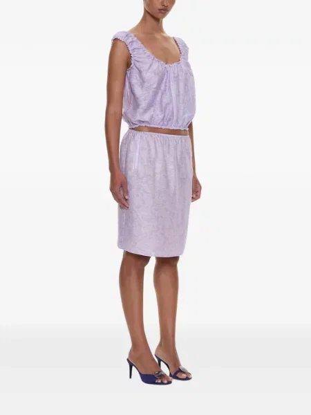 Fusta mini Christopher Esber violet