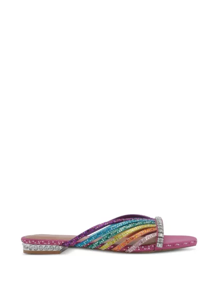 Papuci tip mules Kurt Geiger London fără toc cu bretele roz