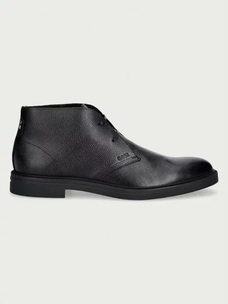Botine Boss din piele negru