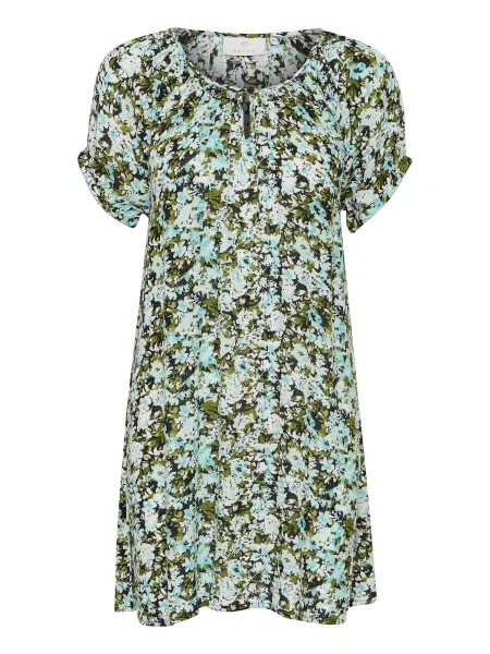 Kaffe Tunika Amber progasto / mešane barve modra