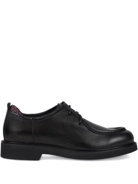 Pantofi derby Etro cu șireturi din piele negru