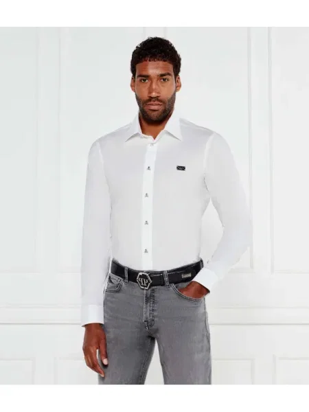 Philipp Plein Cămașă Sugar Daddy alb