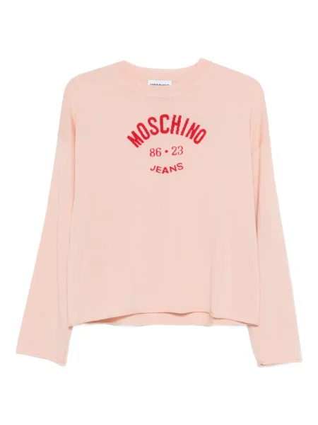 Sweter Moschino Jeans różowy