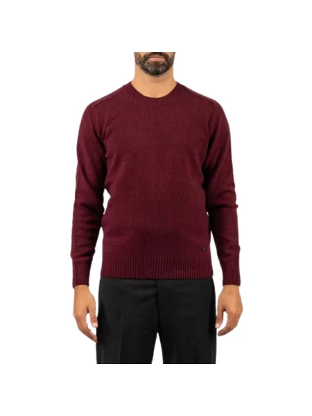 Sweter Brooksfield wełniany czerwony