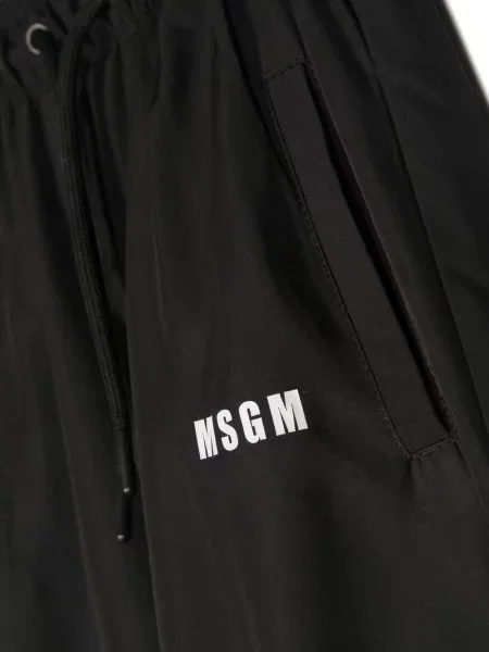 Spodnie dziecięce Msgm czarne