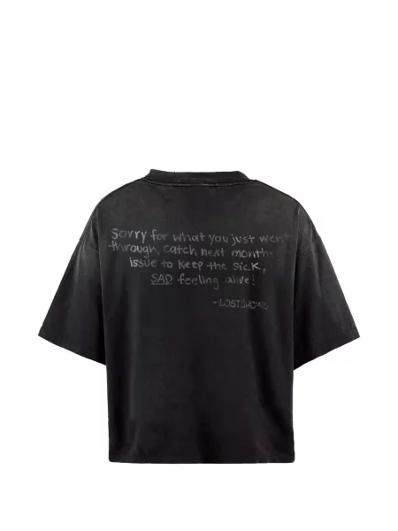 Tricou Lostshdws cu imagine negru