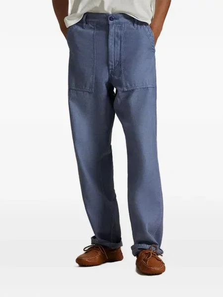 Kołnierzykowy polo Polo Ralph Lauren z frędzli w paski czerwone