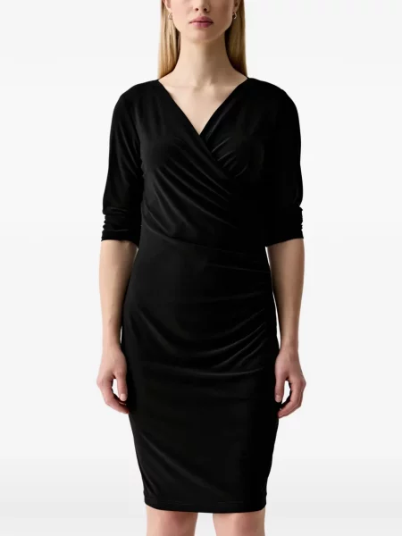 Rochie mini Joseph Ribkoff cu volane plic negru