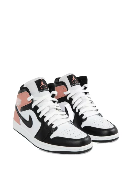 Sneakerși Jordan din piele alb