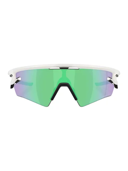 Okulary Oakley Sphaera Slash Matte Vapor z soczewką Prizm Road Jade białe