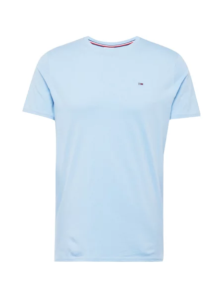 Tommy Jeans Tricou bleumarin / albastru deschis / roșu alb