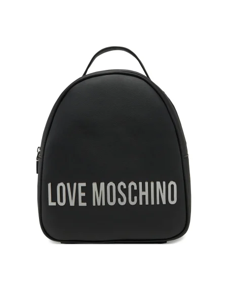Раница Love Moschino малък с апликация черно