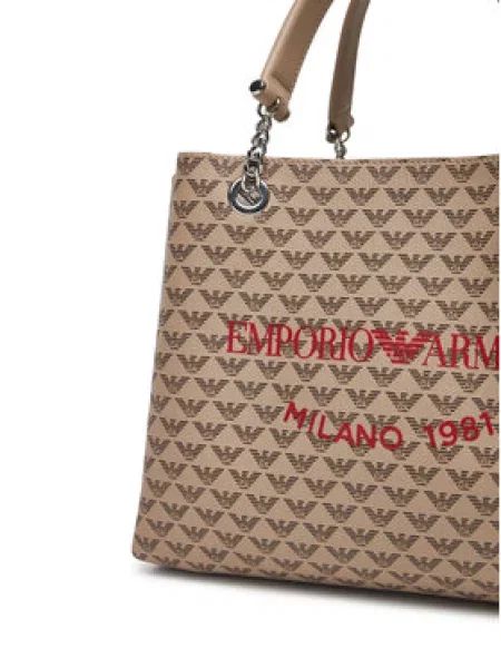 Emporio Armani Táska Ekru bézs