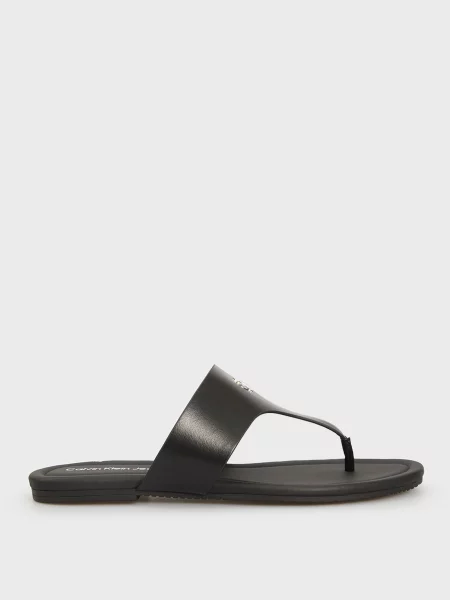 Вьетнамки Calvin Klein Jeans без каблука черные