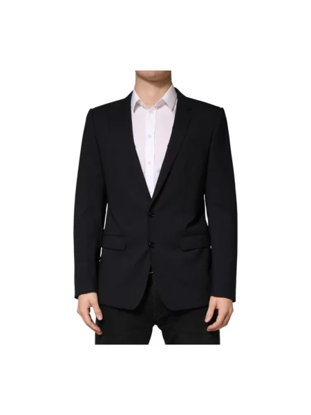 Garnitur Dolce And Gabbana wełniany czarny