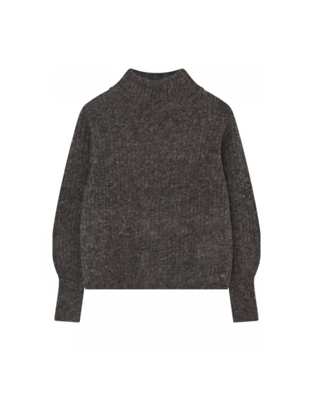 Sweter z golfem Gustav do golfa szary
