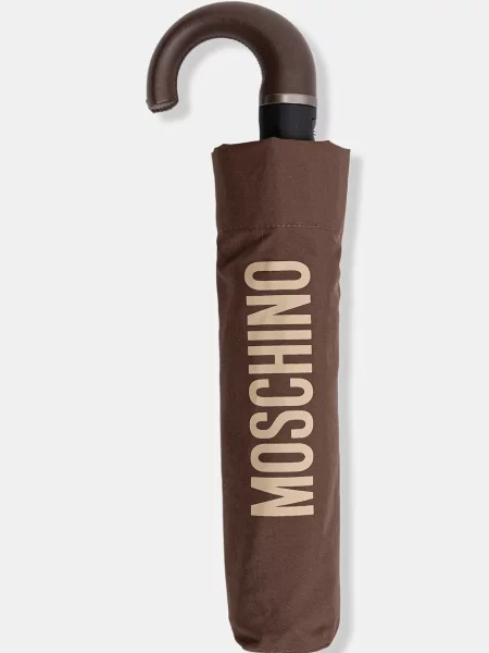 Зонт Moschino коричневый