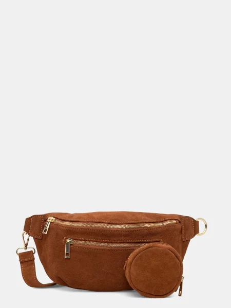 Geanta de piele Answear.lab din piele maro