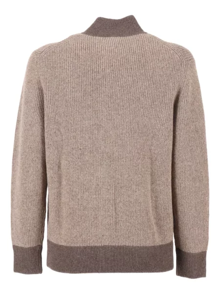 Cardigan Ballantyne de lână maro