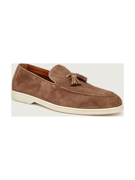 Doucal's Pantofi loafer | piele întoarsă maro