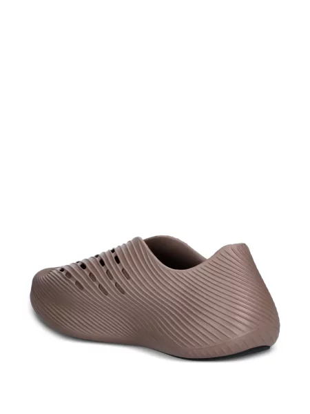 Pantaloni Adidas cu imagine cu model leopard alergare violet