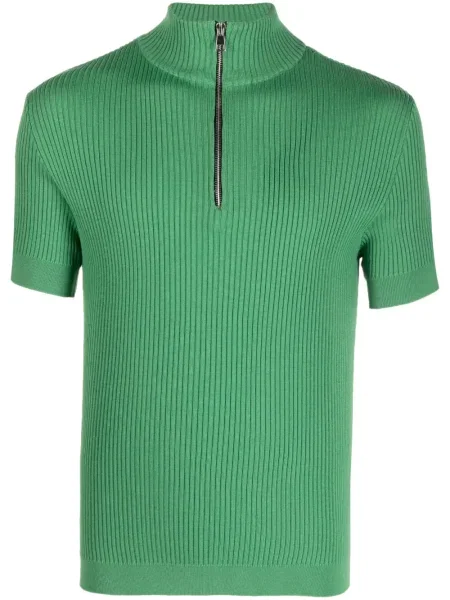 Pulover Winnie Ny tricotate scurt verde