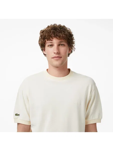 Футболка Lacoste бежевая