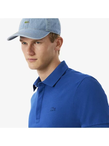 Lacoste Koszulka Polo Paryż Regular Fit Ciemnoniebieska niebieski