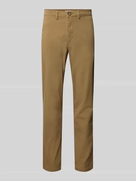 Chinosy o kroju slim fit w jednolitym kolorze model ‘NEW Miles’ Selected Homme