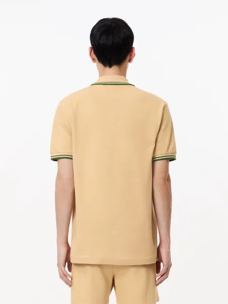 Поло Lacoste коричневое