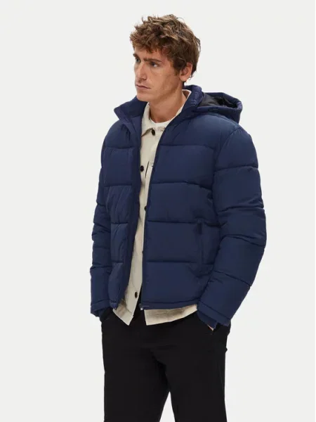 Selected Homme Vatovaná bunda Cooper Tmavomodrá
