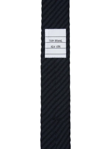 Cravată Thom Browne de lână albastru